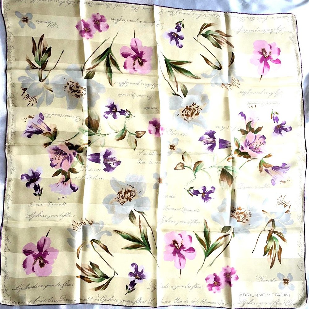 Adrienne Vittadini silk 100% scarf